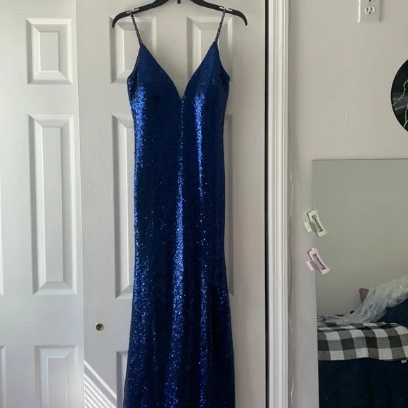 Dresses | Sparkly Navy Blue Prom Dress | Poshmark Dresses | Sparkly Navy Blue Prom Dress | Poshmark
